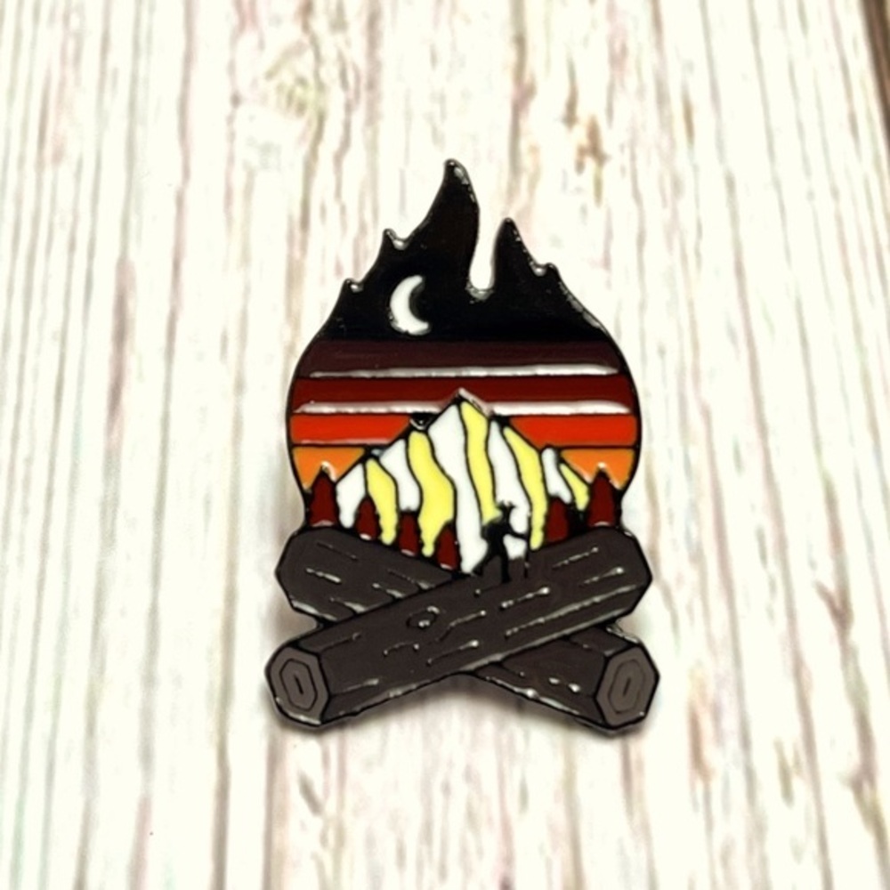 NEW Outdoor Adventure Brooch Enamel Pin